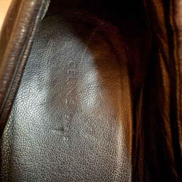 CELINE by Phoebe Philo Runway Soft Ballerina Block Heels Black Size 6.5 - Picture 4 of 10